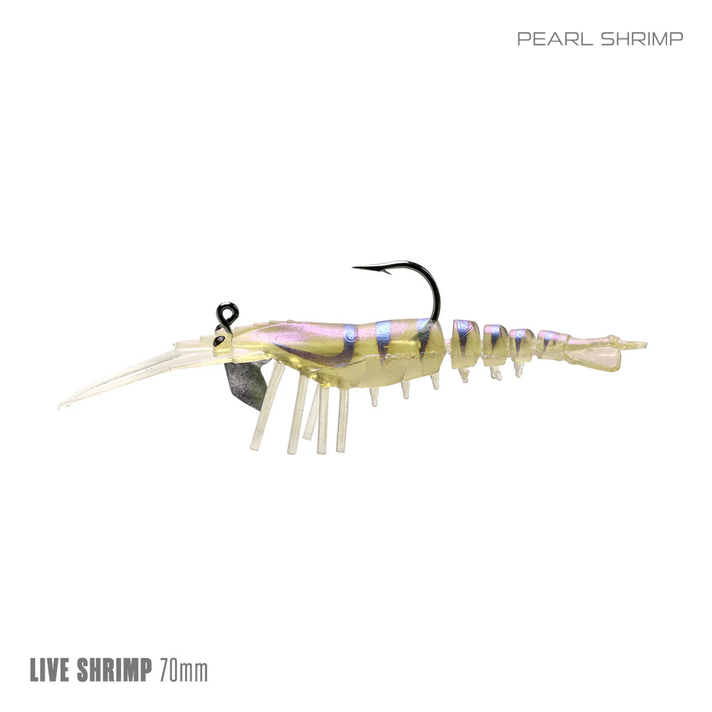 Samaki Live Shrimp 70mm Rigged Soft Plastic Lure