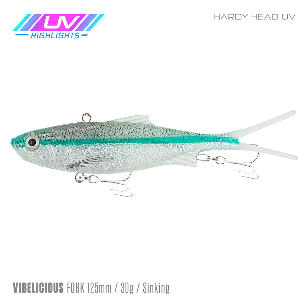 Samaki Vibelicious Fork 125mm 30g Soft Vibe Lure