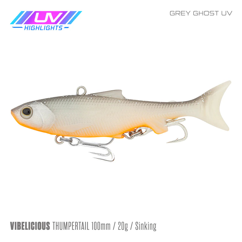 Samaki Vibelicious Thumper 100mm 20G Soft Vibe Lure