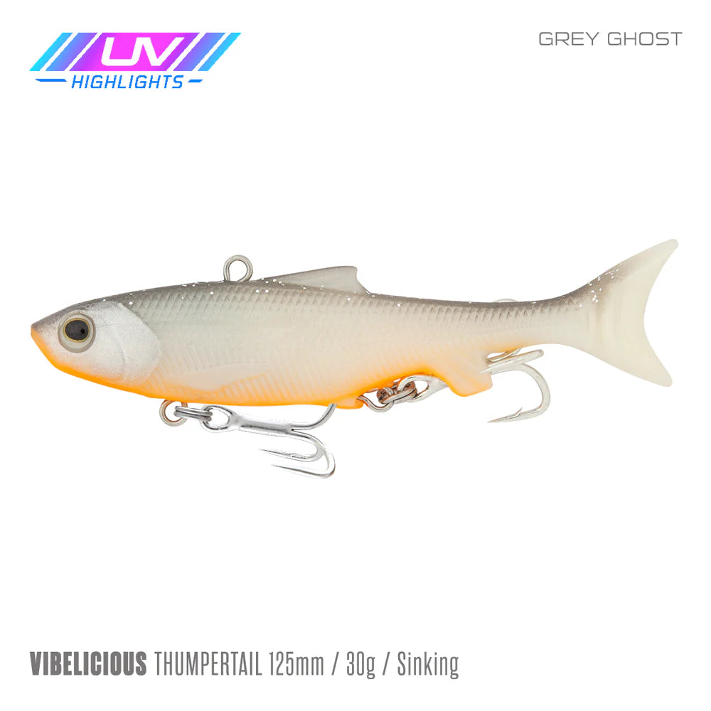Samaki Vibelicious Thumper 125mm 30G Soft Vibe Lure