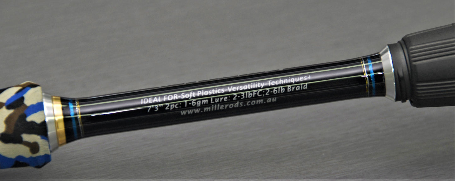 Millerods GrubFreak Lt 732 Spin Rod