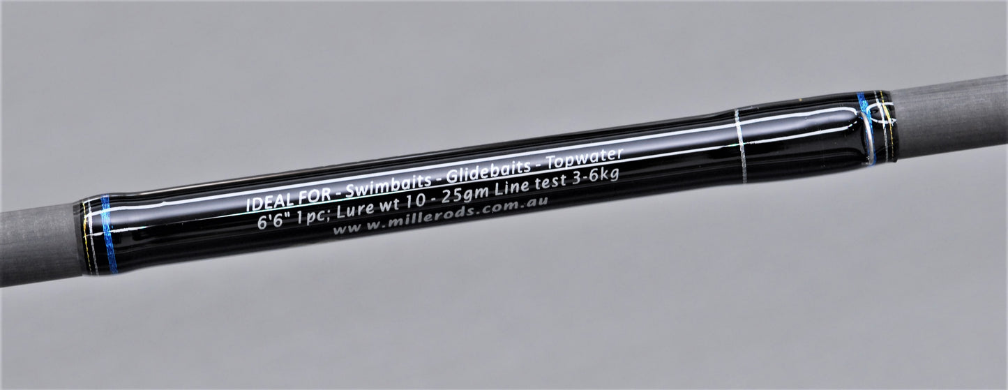 Millerods Riverbass SwimFreaK 661 Baitcast rod