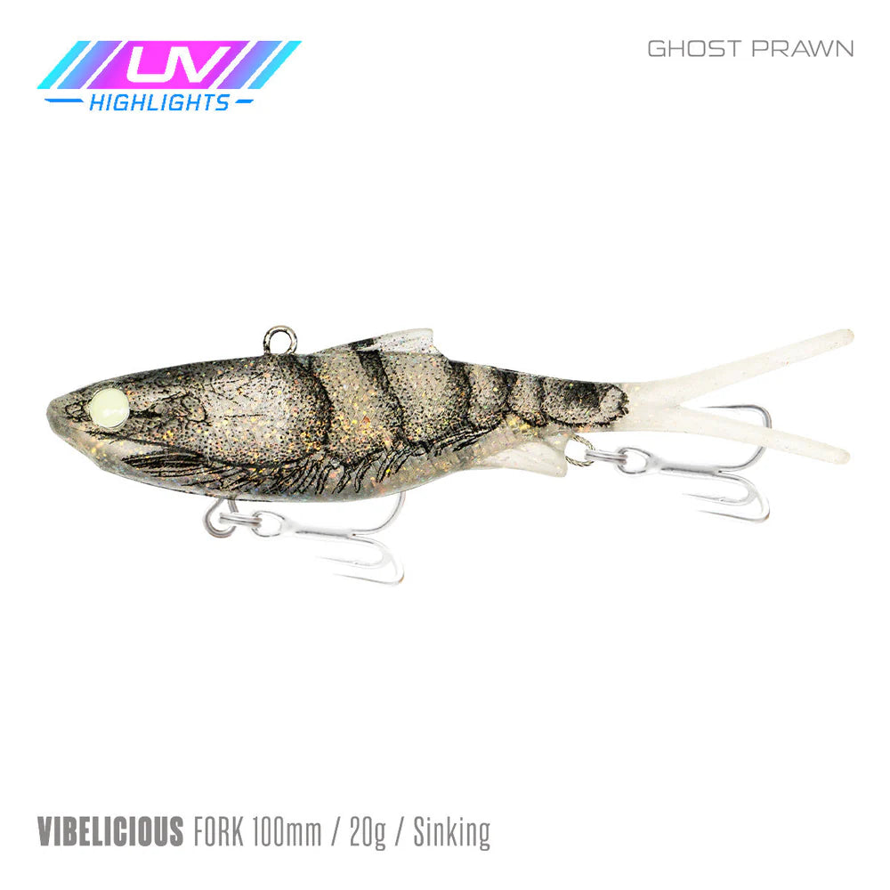 Samaki Vibelicious Fork 100mm 20g Soft Vibe Lure