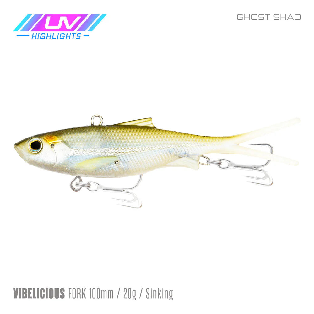 Samaki Vibelicious Fork 100mm 20g Soft Vibe Lure