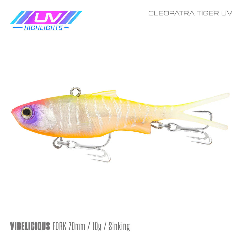 Samaki Vibelicious Fork Tail 70mm 10g Soft Vibe Lure