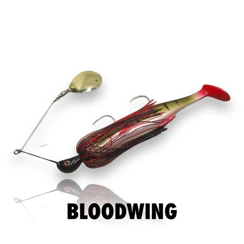 Spinwright Beastrange Single Colorado Plastic Rigged Spinnerbait Lure
