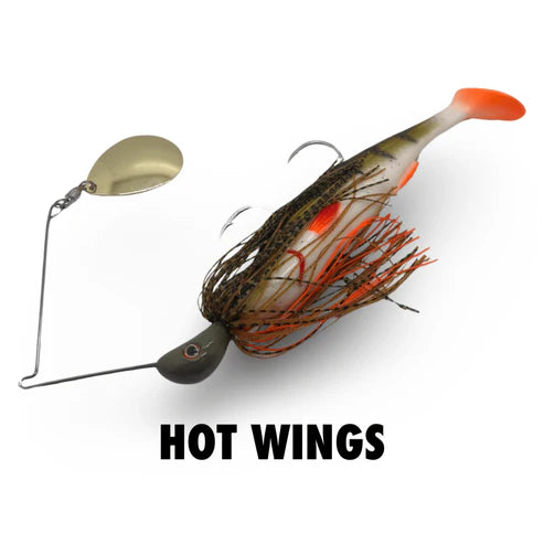 Spinwright Beastrange Single Colorado Plastic Rigged Spinnerbait Lure