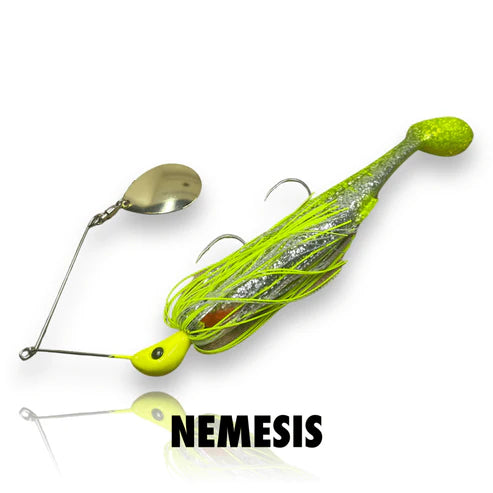 Spinwright Beastrange Single Colorado Plastic Rigged Spinnerbait Lure