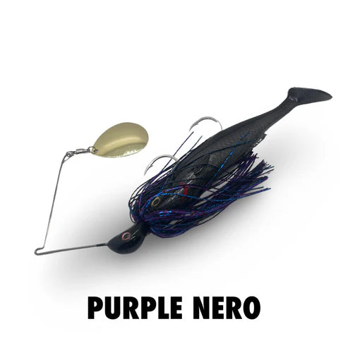 Spinwright Beastrange Single Colorado Plastic Rigged Spinnerbait Lure