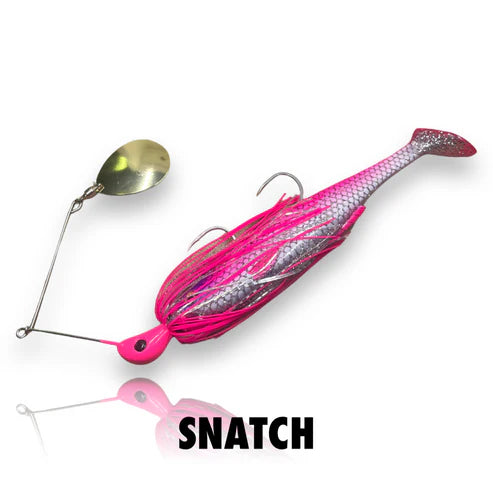 Spinwright Beastrange Single Colorado Plastic Rigged Spinnerbait Lure