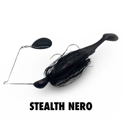 Spinwright Beastrange Single Colorado Plastic Rigged Spinnerbait Lure
