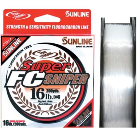 Sunline Super FC Sniper 200yds Spinning Fluro Carbon Line