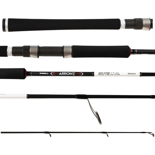 Atomic Arrowz Offshore Spinning Rod 7ft 2pc 8-16lb