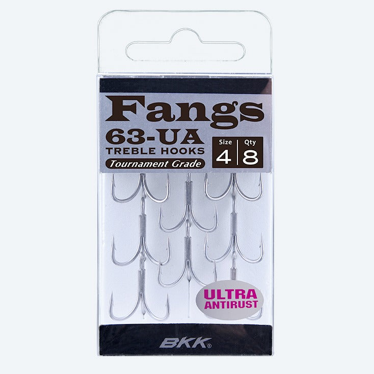 BKK Fangs-63 UA Treble Hooks