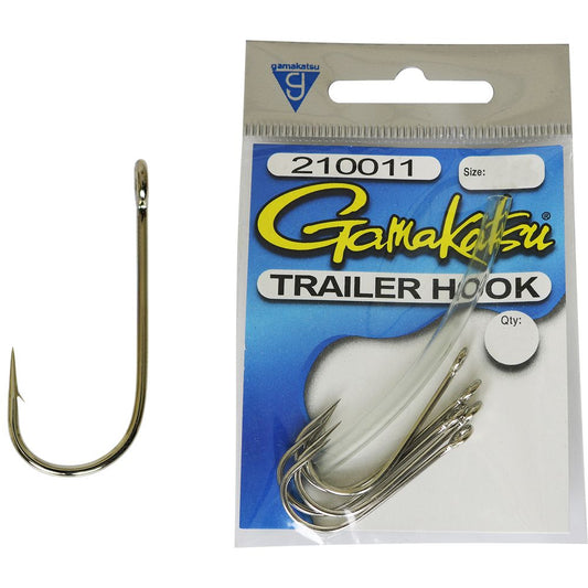 Gamakatsu Spinnerbait Trailer Hook With Clear Plastic Tube