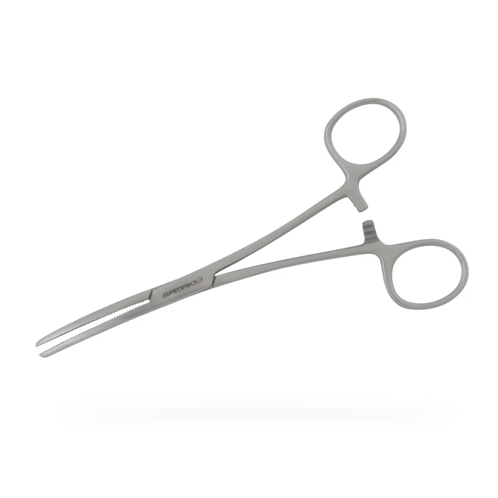 Samaki Stainless Steel Small Bent Nose Forceps - 160mm