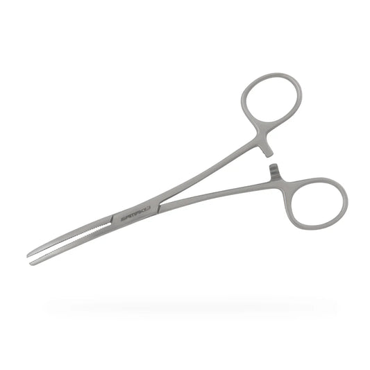 Samaki Stainless Steel Small Bent Nose Forceps - 160mm