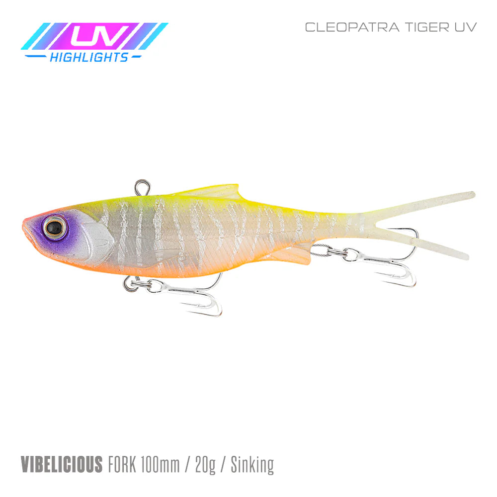 Samaki Vibelicious Fork 100mm 20g Soft Vibe Lure