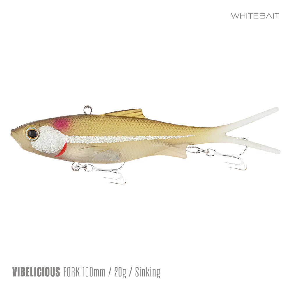 Samaki Vibelicious Fork 100mm 20g Soft Vibe Lure
