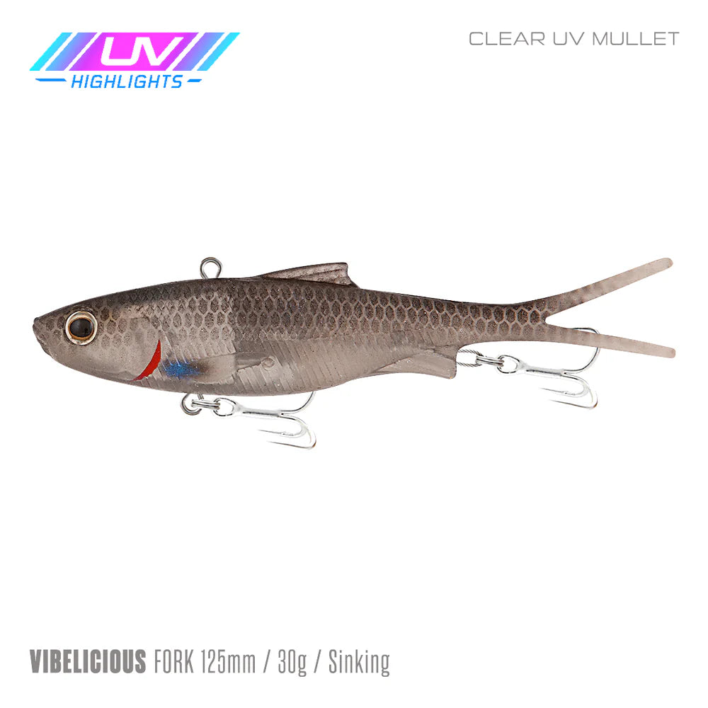 Samaki Vibelicious Fork 125mm 30g Soft Vibe Lure