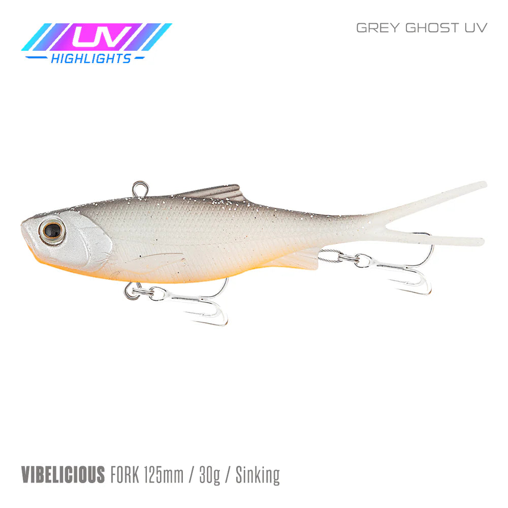 Samaki Vibelicious Fork 125mm 30g Soft Vibe Lure