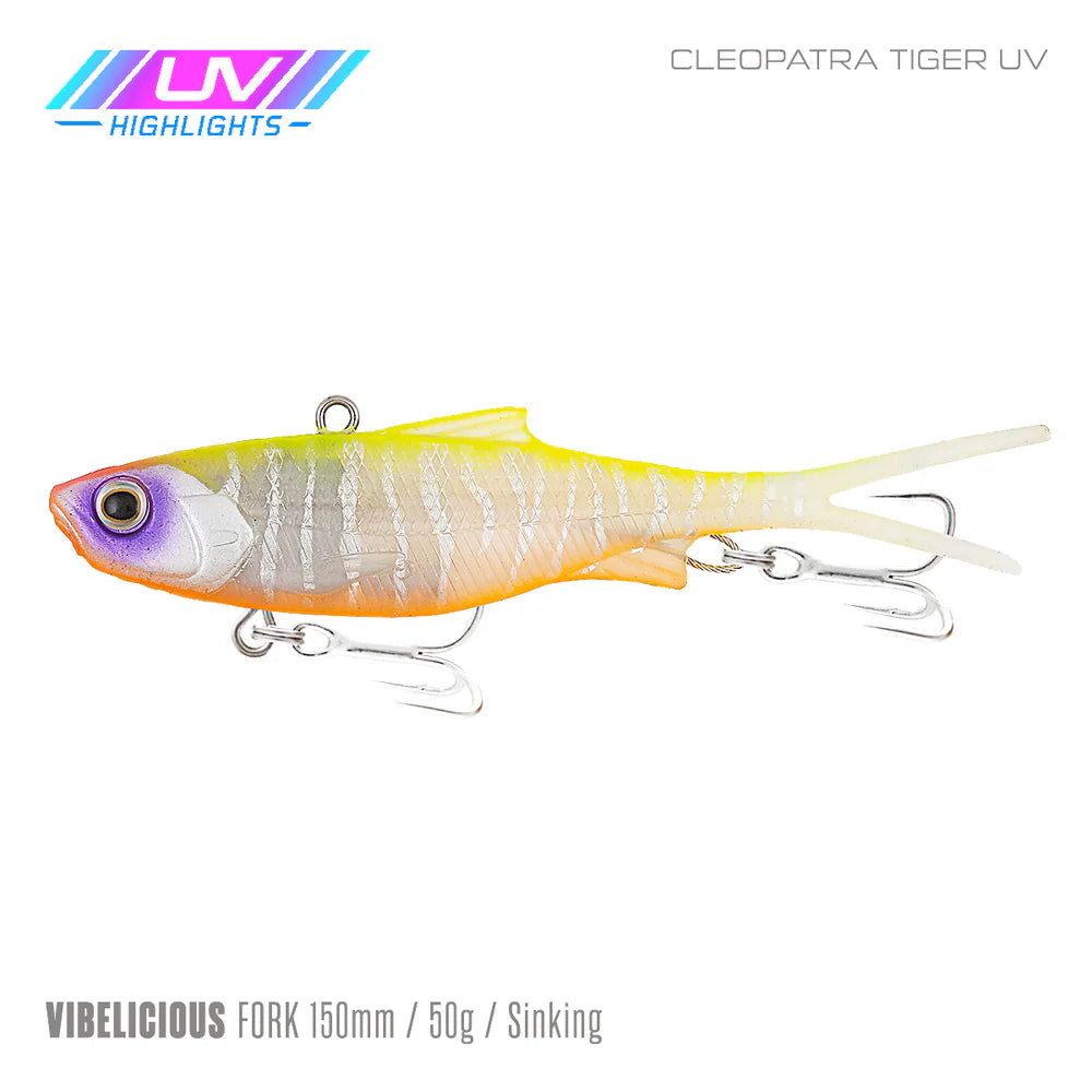 Samaki Vibelicious Fork 150mm 50g Spft Vibe Lure