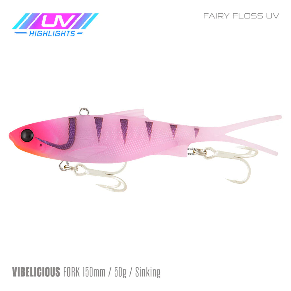 Samaki Vibelicious Fork 150mm 50g Spft Vibe Lure