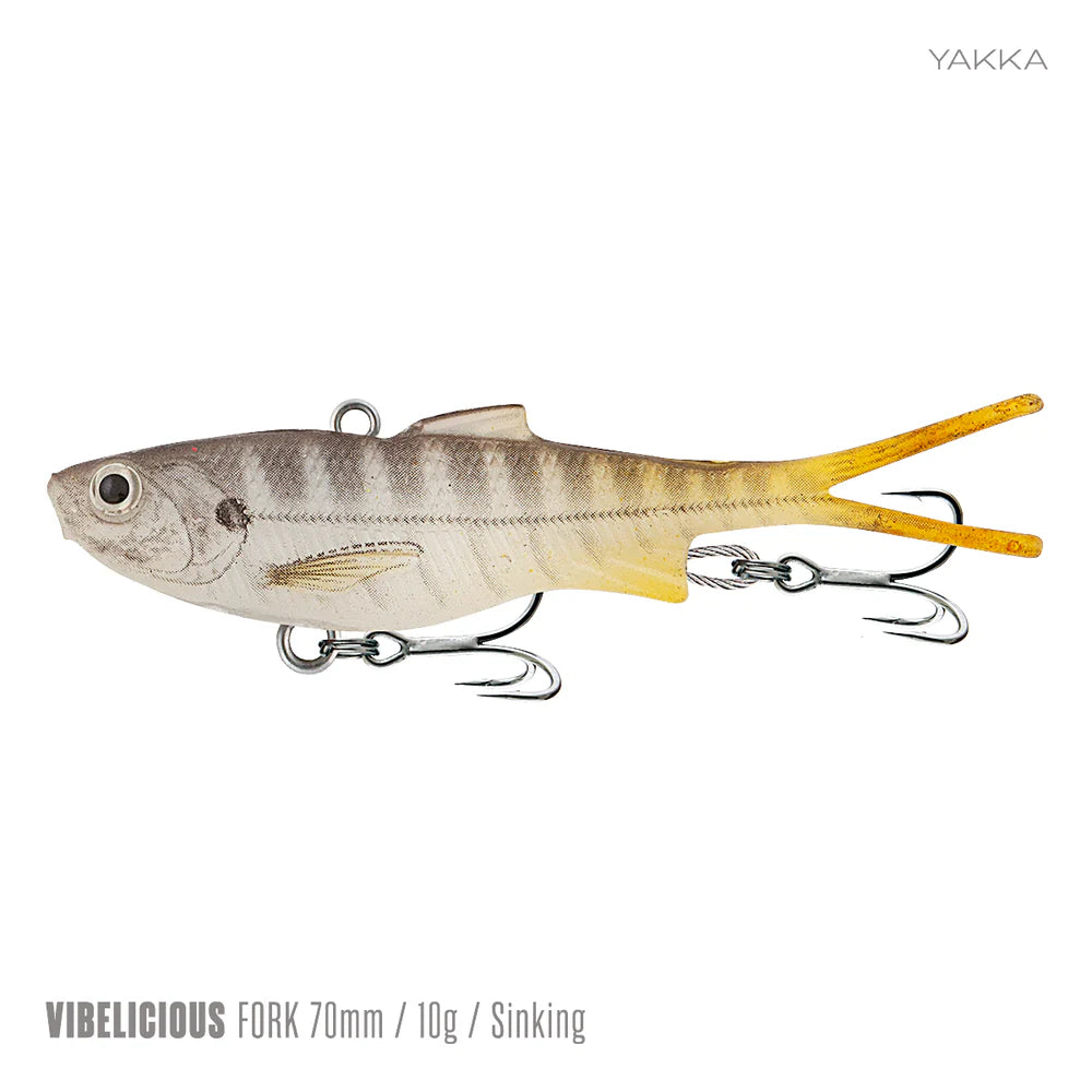 Samaki Vibelicious Fork Tail 70mm 10g Soft Vibe Lure