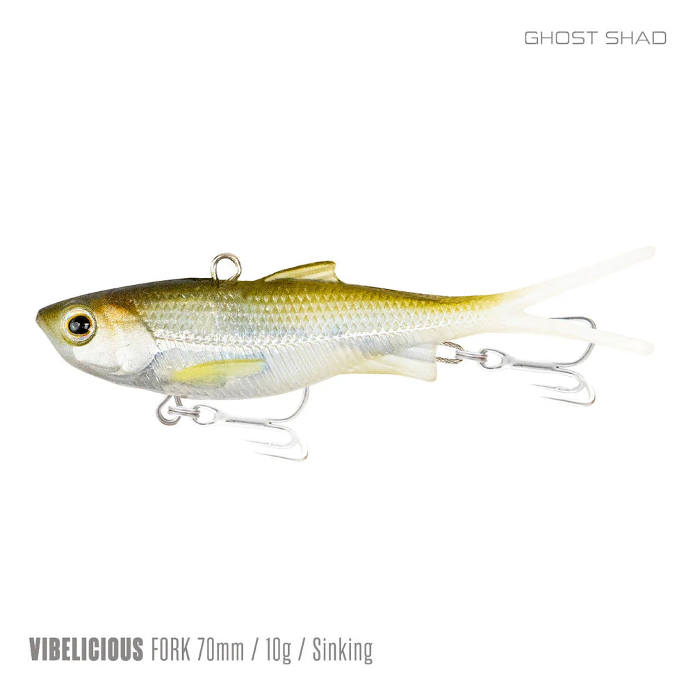 Samaki Vibelicious Fork Tail 70mm 10g Soft Vibe Lure
