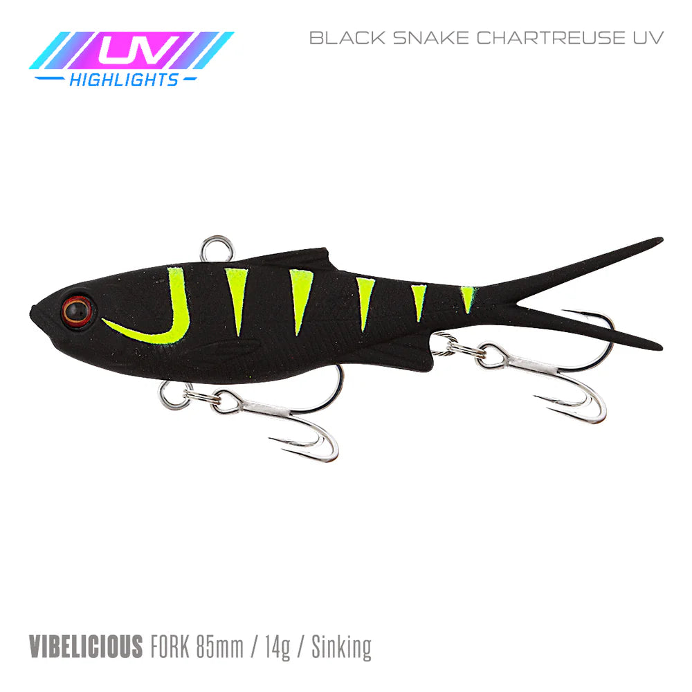 Samaki Vibelicious Fork 85mm 14g Soft Vibe Lure