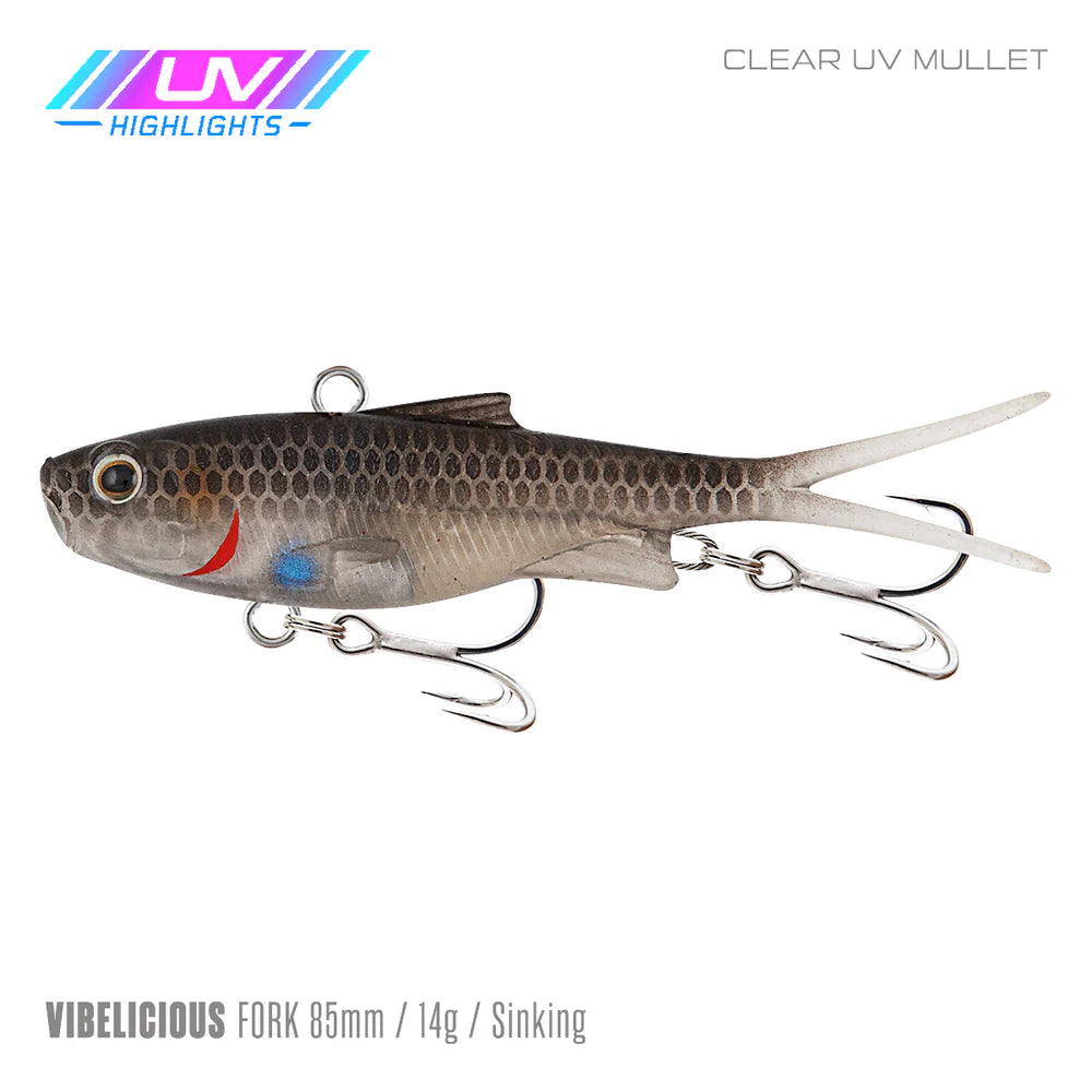 Samaki Vibelicious Fork 85mm 14g Soft Vibe Lure