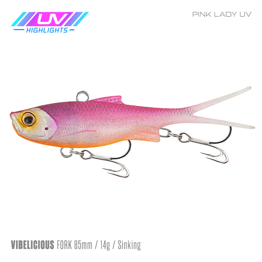 Samaki Vibelicious Fork 85mm 14g Soft Vibe Lure
