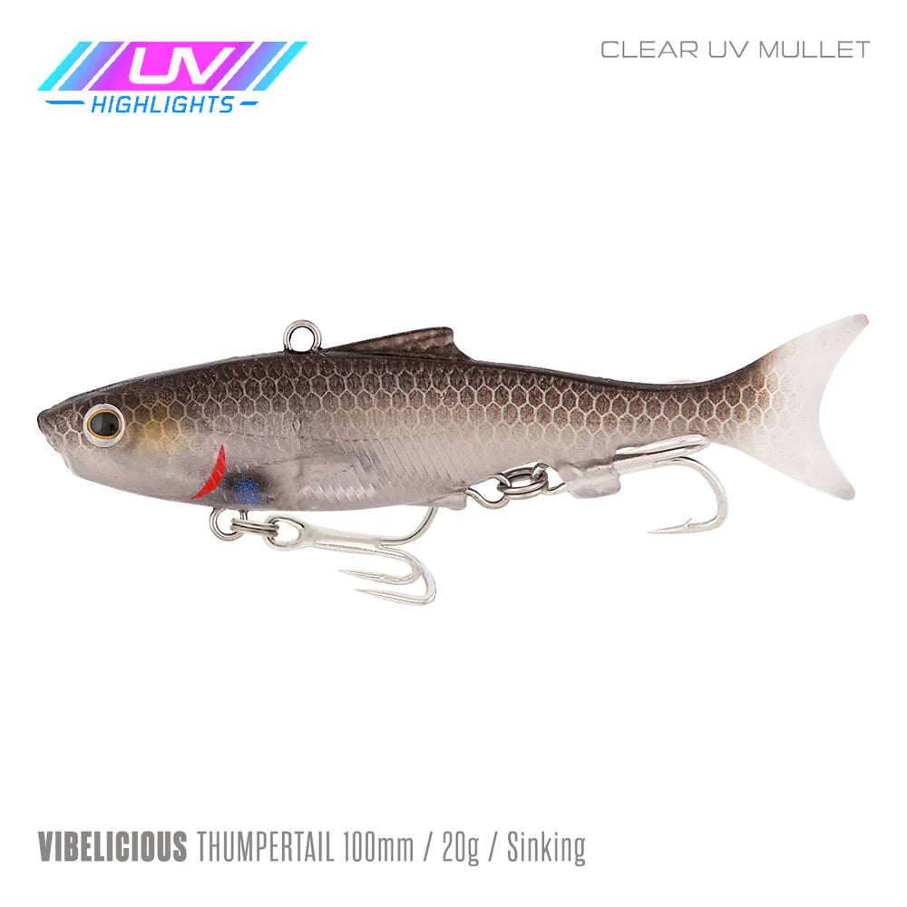 Samaki Vibelicious Thumper 100mm 20G Soft Vibe Lure