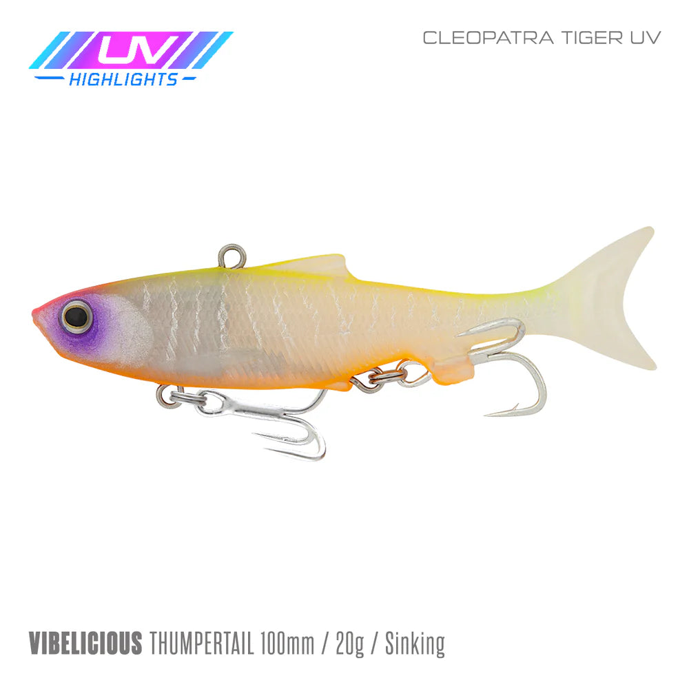 Samaki Vibelicious Thumper 100mm 20G Soft Vibe Lure