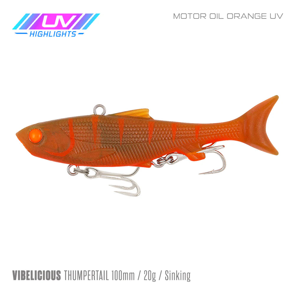 Samaki Vibelicious Thumper 100mm 20G Soft Vibe Lure