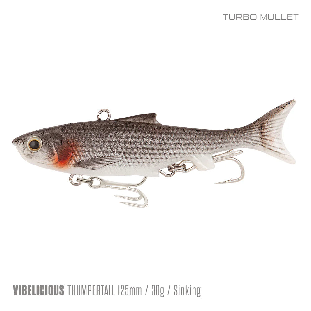 Samaki Vibelicious Thumper 125mm 30G Soft Vibe Lure