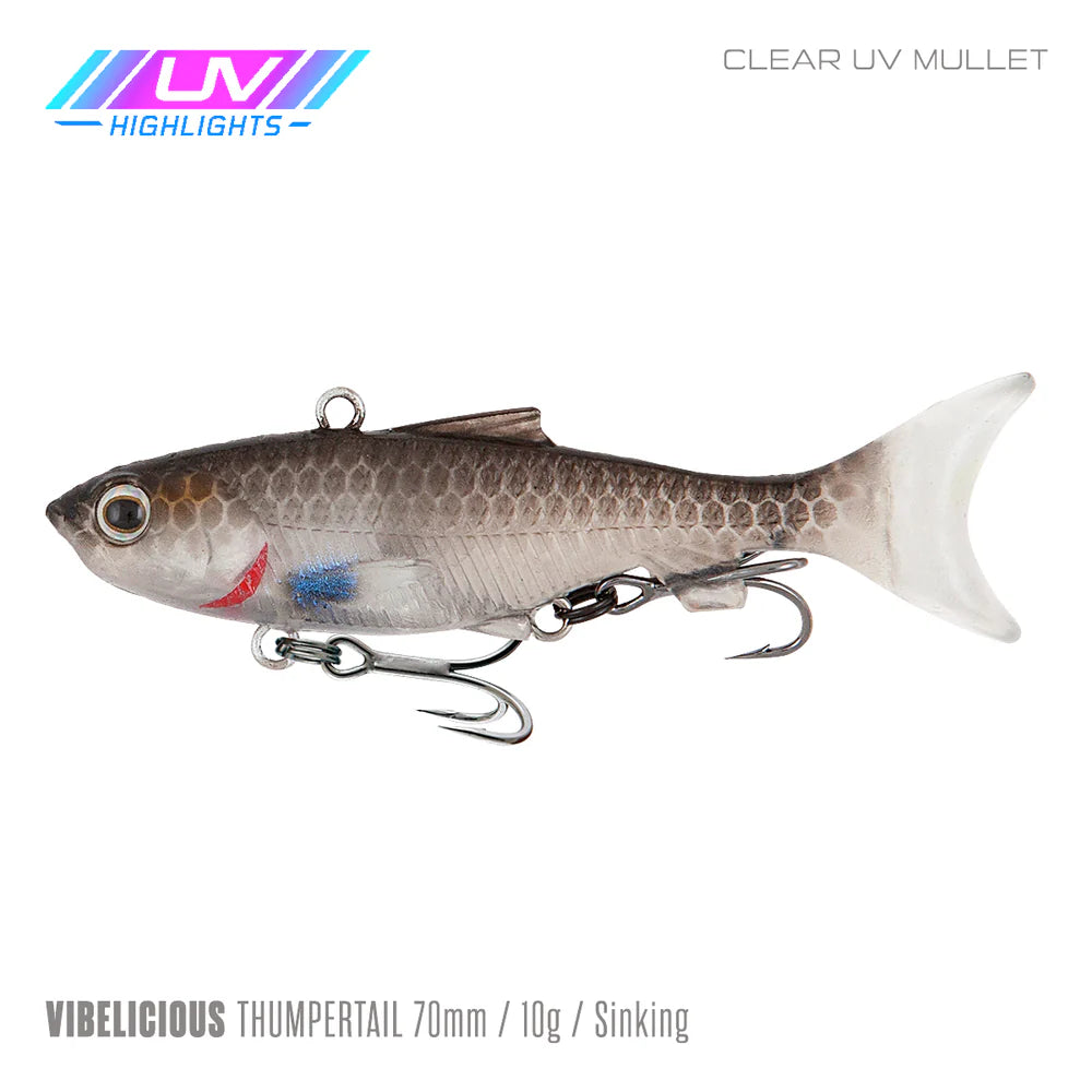 Samaki Viblicious Thumper 70mm 11g Soft Vibe Lure