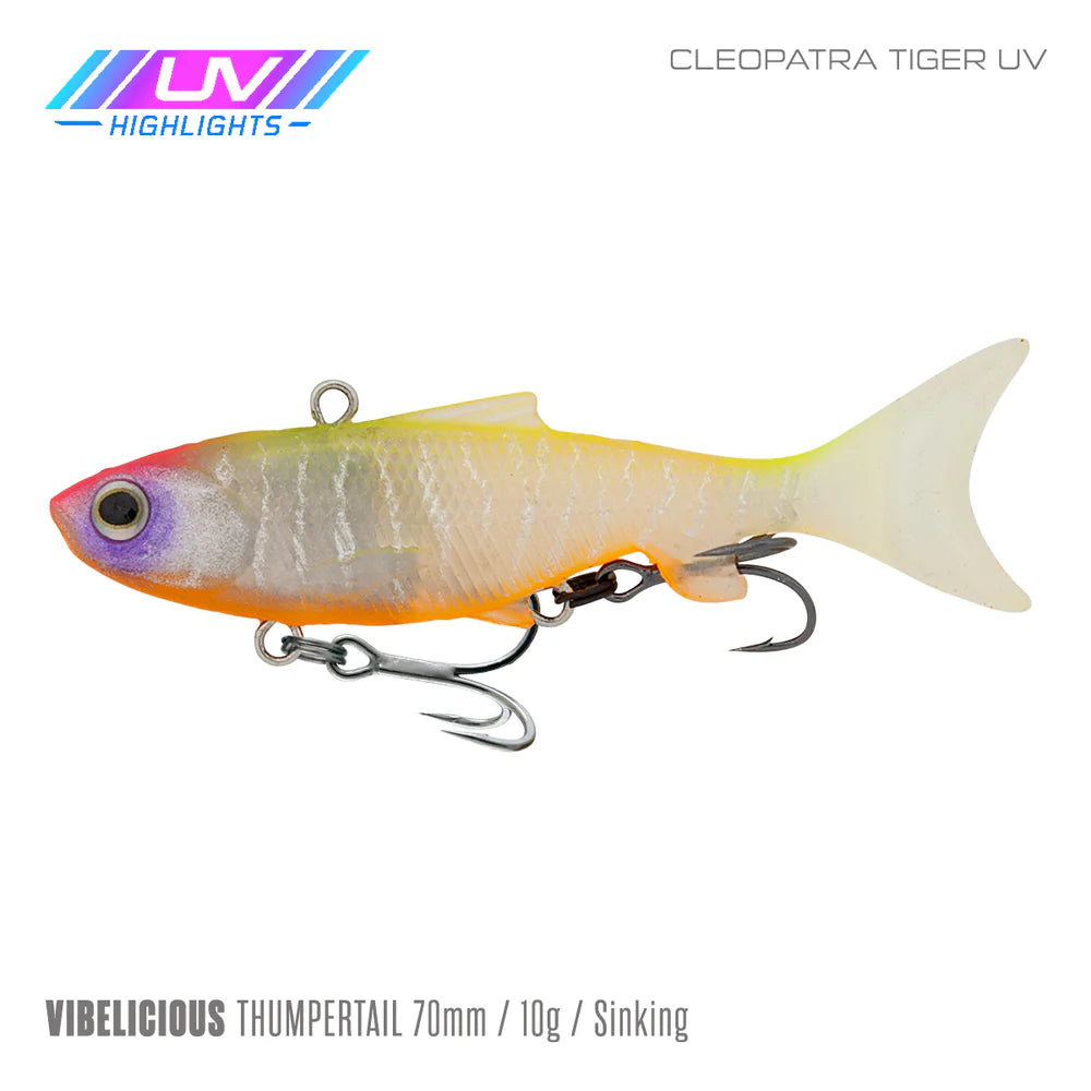 Samaki Viblicious Thumper 70mm 11g Soft Vibe Lure