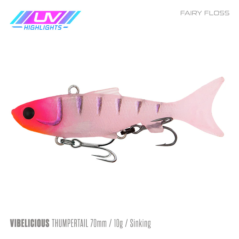 Samaki Viblicious Thumper 70mm 11g Soft Vibe Lure