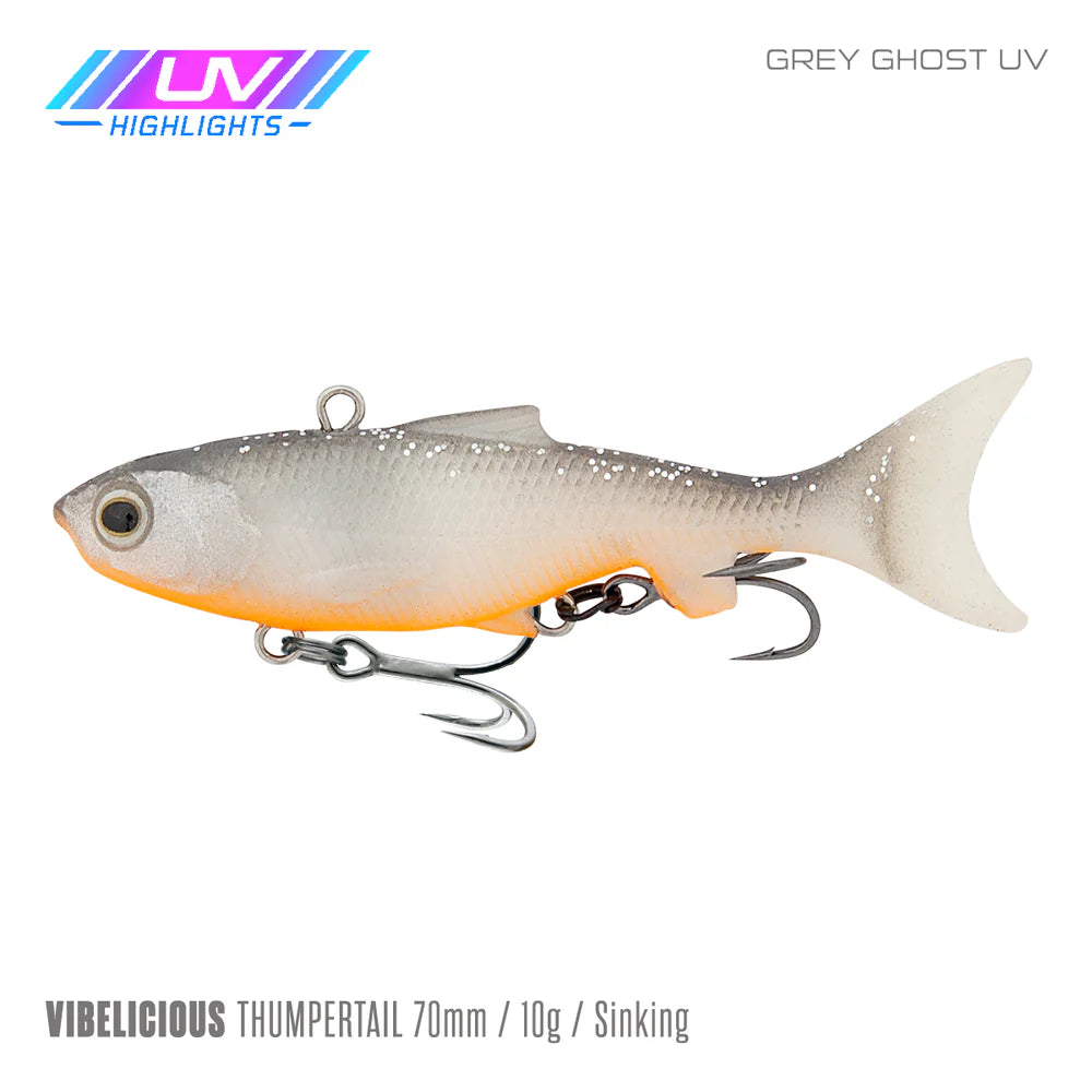 Samaki Viblicious Thumper 70mm 11g Soft Vibe Lure