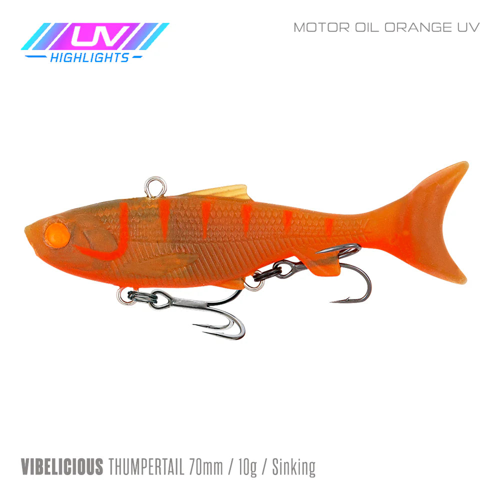 Samaki Viblicious Thumper 70mm 11g Soft Vibe Lure
