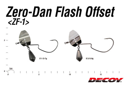 Decoy ZF-1S Zero Dan Flash Offset Chatterbait Jig