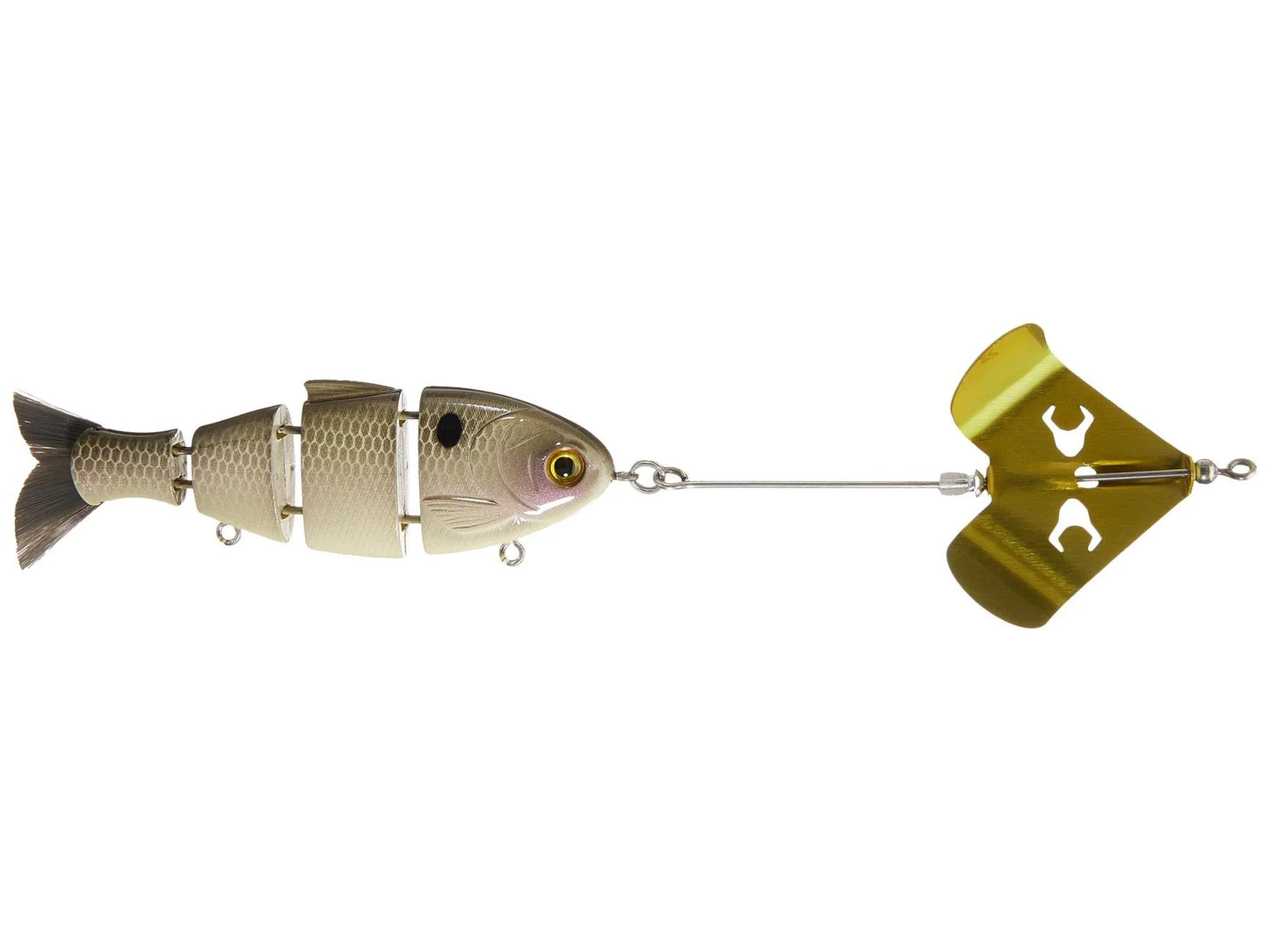 BUcca Buzzing Baby Bull Shad 3.75in Buzzing Swimbait Lure