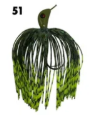 Spinwright Compact 1/4oz Single Colorado Spinnerbait Lure