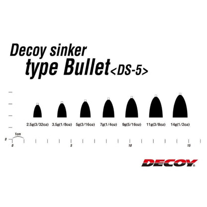 Decoy DS-5 Bullet Type Sinker