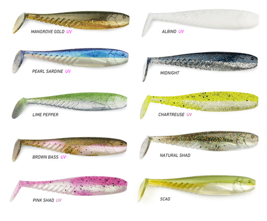 Prolure Fishtail 105mm Soft Plastic Lure