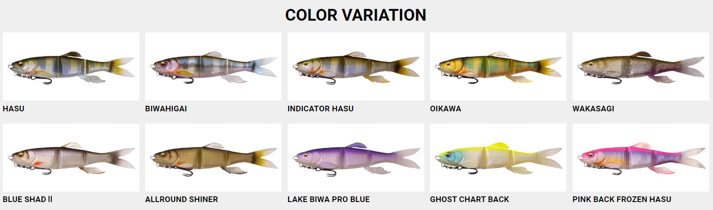 Megabass MD Hasu Raver Soft Plastic Lure