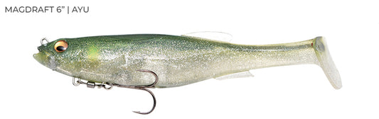 Megabass Magdraft 6in Rigged Soft Plastic Lure
