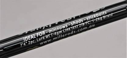 Millerods CrankFreak ULS 742 Spinning Rod