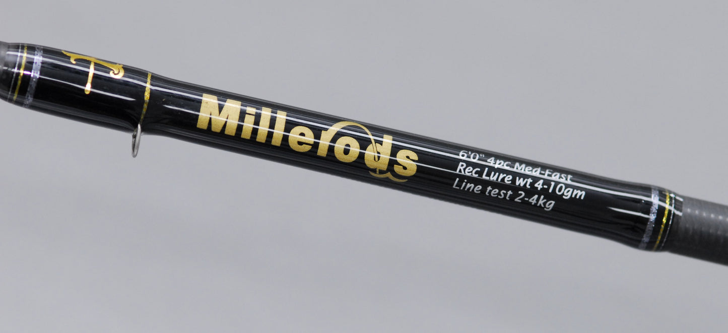Millerods Drifter Pack L604 Travel Spinning Rod
